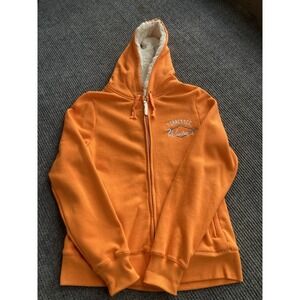 NCAA By KA Women Tennesse Vol Fur Hood Lining Zip Up Size L